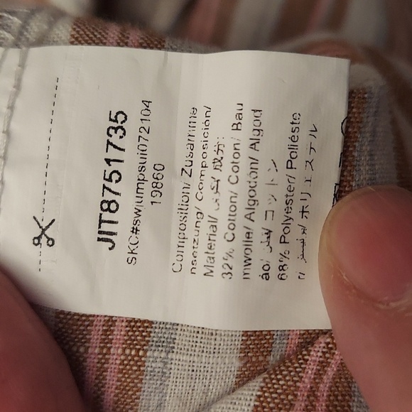 SHEIN Frenchy Ruffle Armhole Open Tieback Striped Jumpsuit - Picture 15 of 16